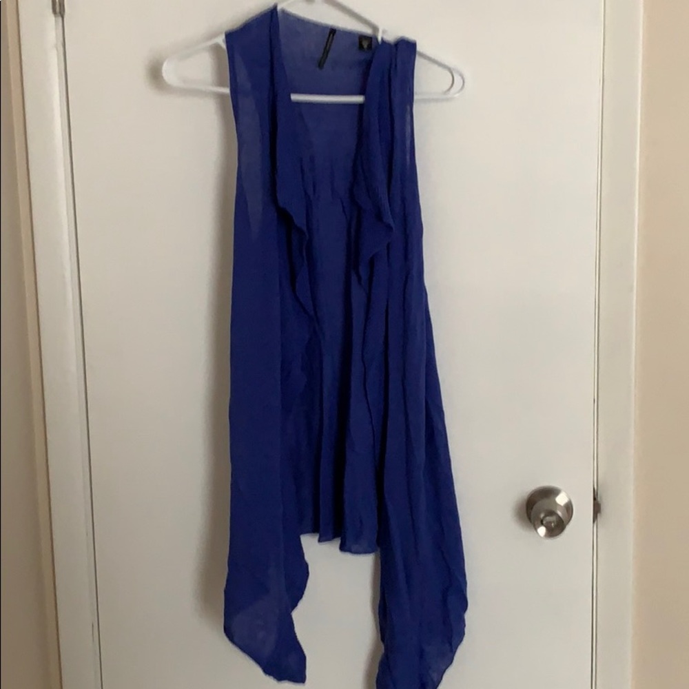 Royal blue sweater vest